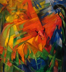 Tiere in einer Landschaft